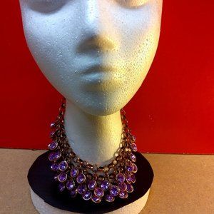 Amethyst Necklace Nickel FREE